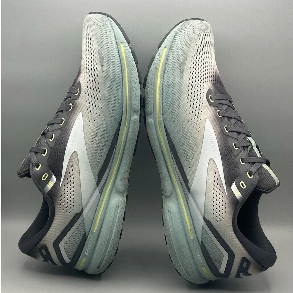 2023 Brooks Ghost 15 Gray Green Running Athletic Shoes - Men's Size 15 USED
